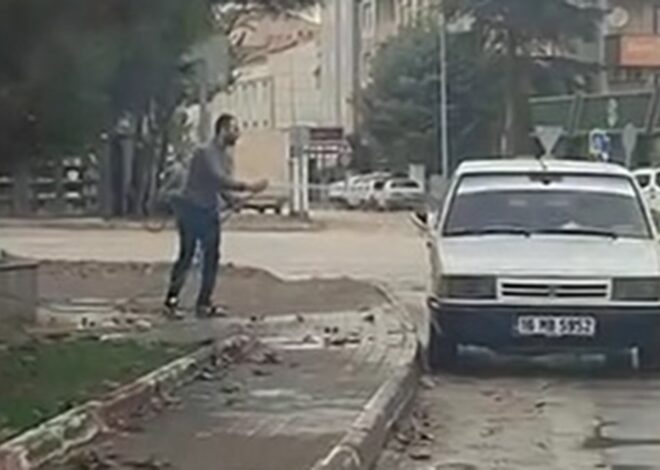 Sokak çeşmesiyle aracını yıkadı, hayatının şokunu yaşadı