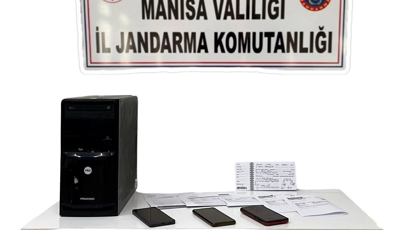 Manisa’da tefeci operasyonu: 2 gözaltı